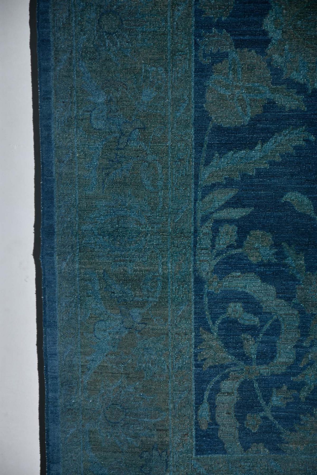 שטיח וינטאג' בגוווני כחול וטורקיז