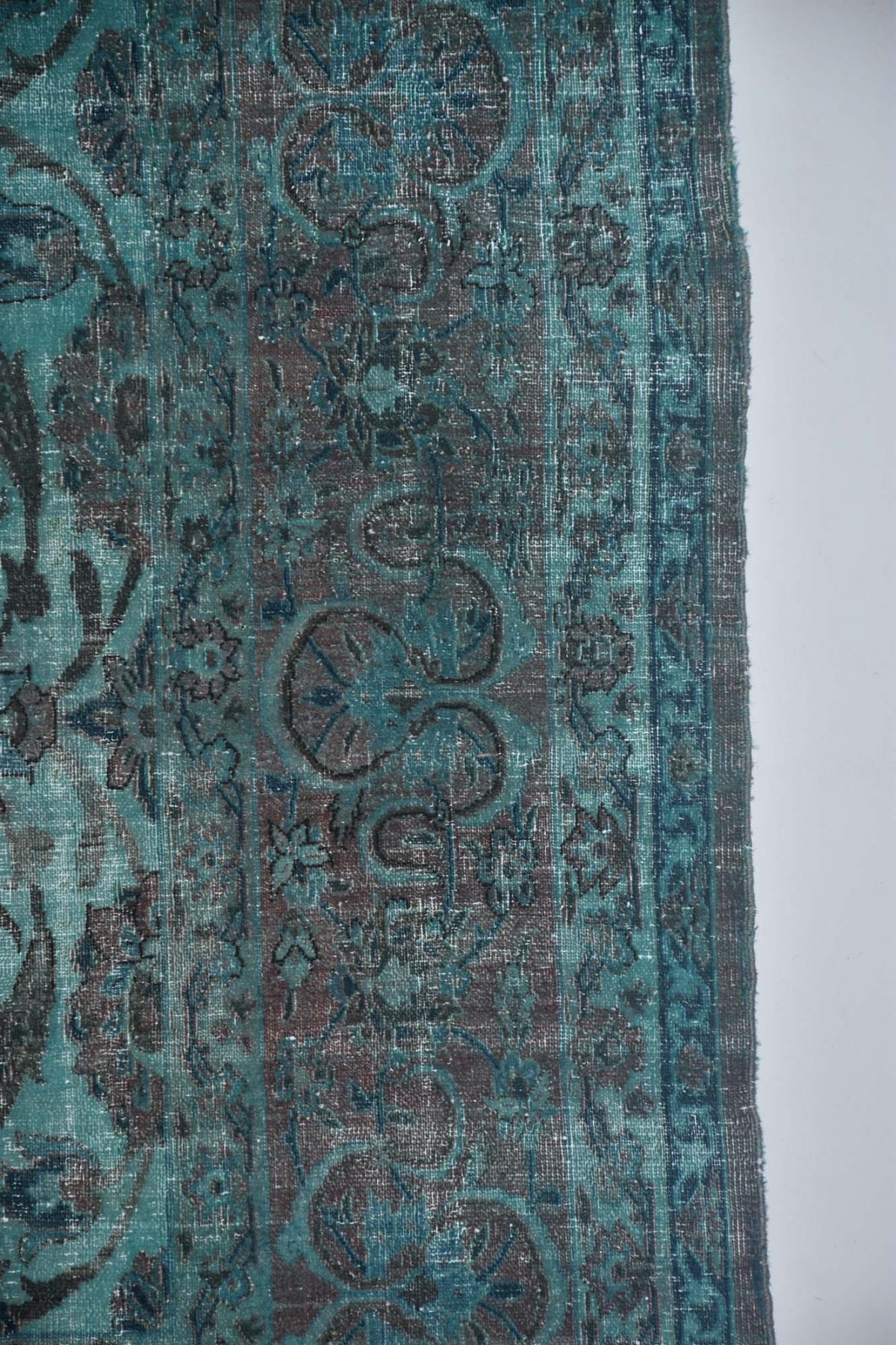 שטיח וינטאג' בגווני טורקיז