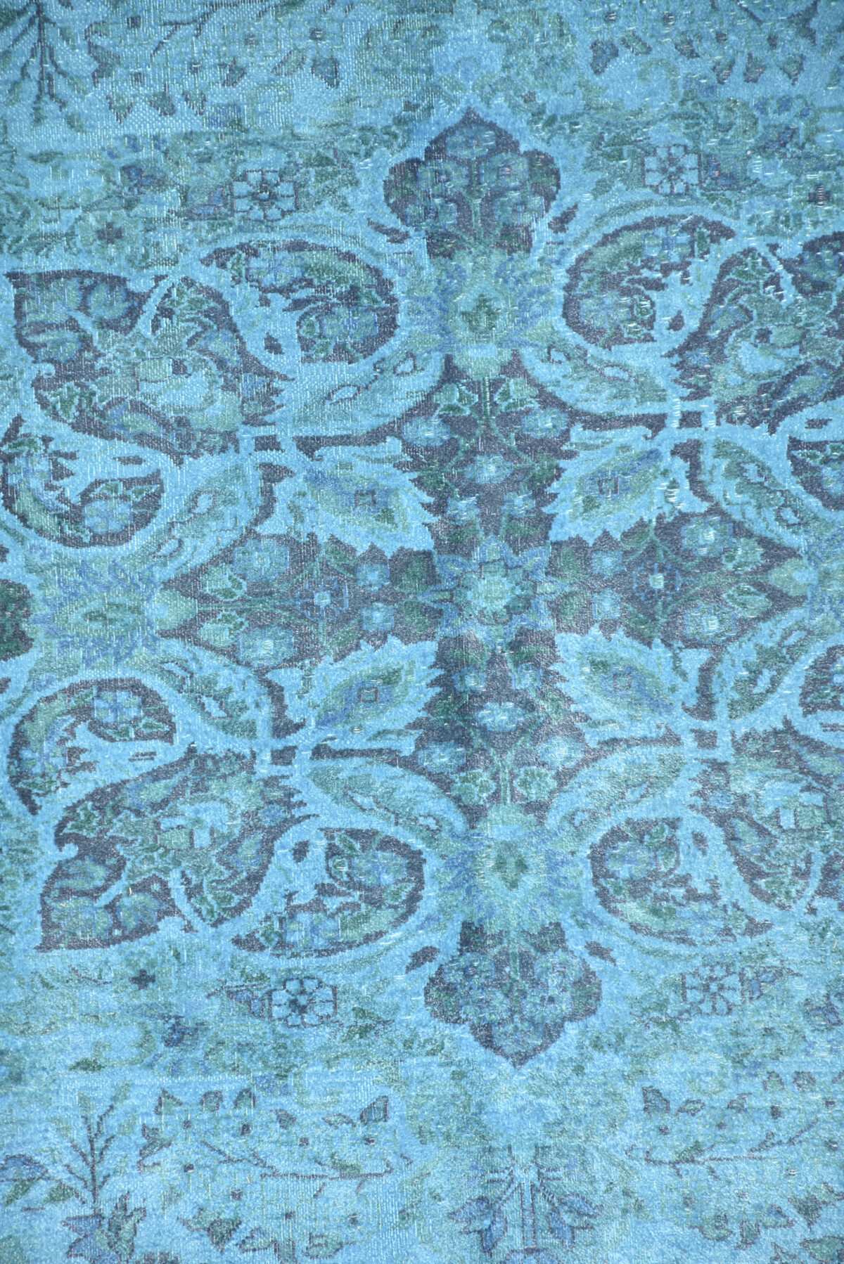 שטיח משי טורקיז